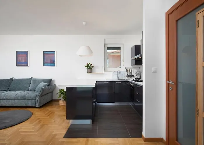 With Big Open Terrace Apartman